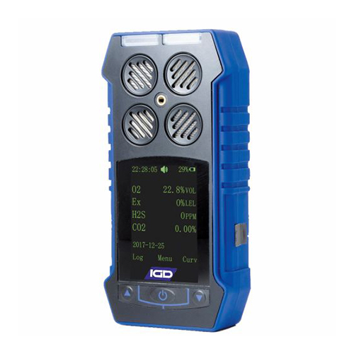 O2,CO,H2S,LEL Human Voice Broadcast Alarm XLA Alert Portable 4 Gas Detector USB Recharge Multi Gas Monitor Meter Tester