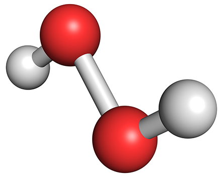 Hydrogen Peroxide molecule hydrogen peroxide gas detector