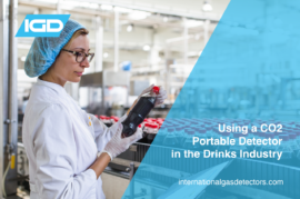 Using a CO2 portable detector in the drinks industry