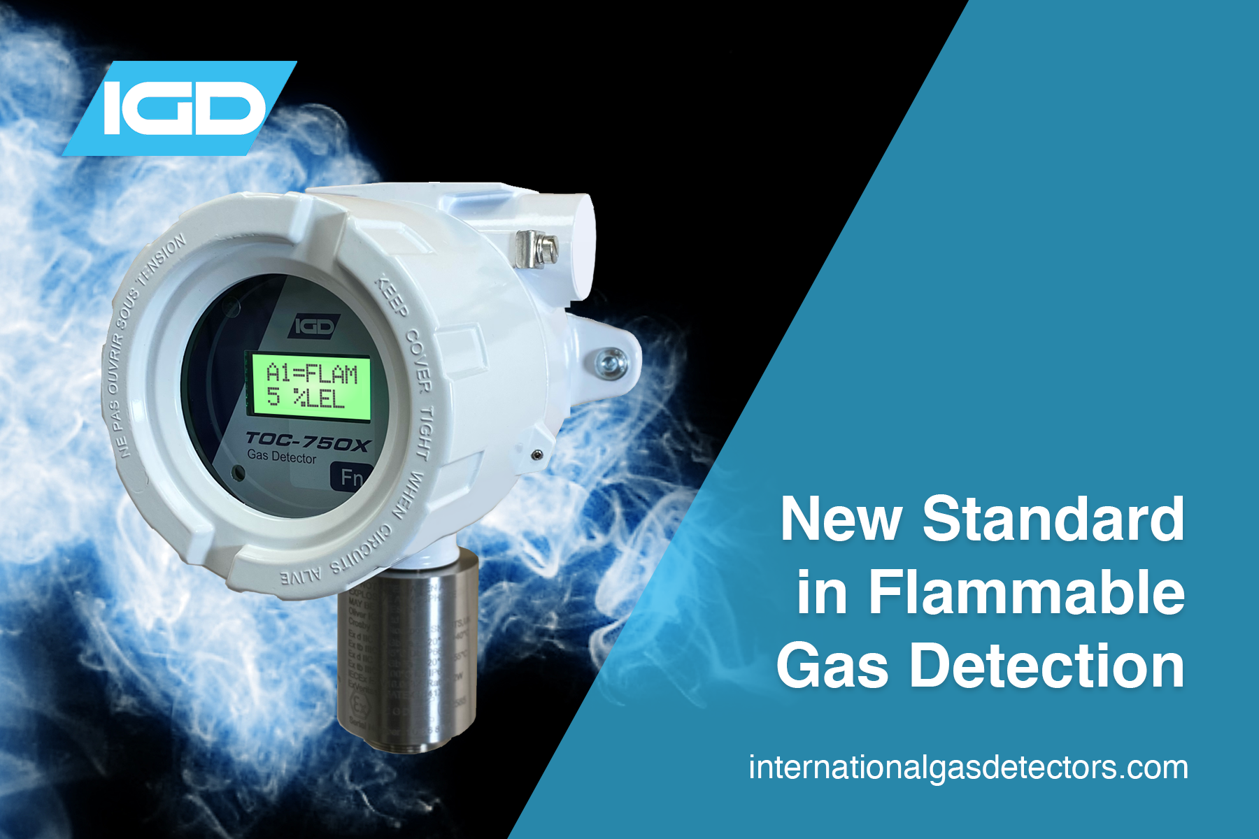 New Standard in Flammable Gas Detection MK8 Pellistor Gas Detector