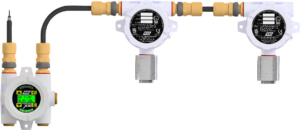 TOC-903-X5 Atex Gas Detector Assembled with TWO external detectors FRONT