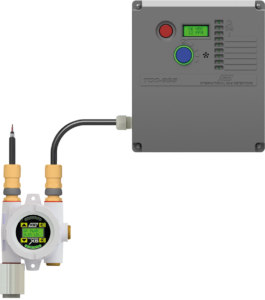 TOC-903-X5 Atex Gas Detector with-Directly-Connected-Sensor-connected-to-TOC-635