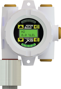 TOC-903-X5 ATEX gas detector with one sensor in normal operation
